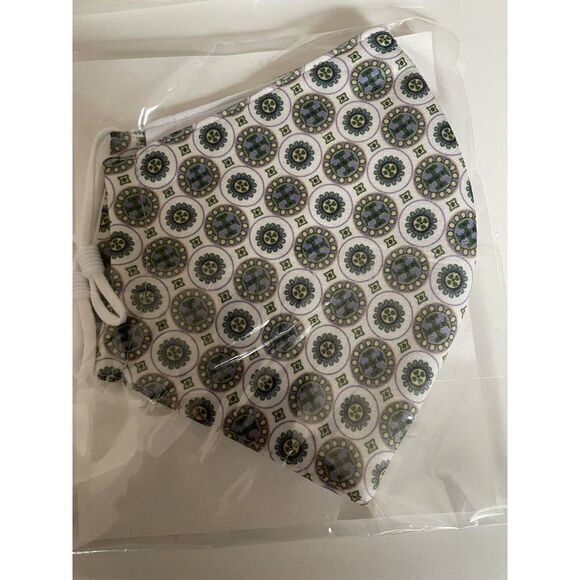 4‎ Tory Burch Printed Two Layer Adjustable Face Mask New Limited Print - Picture 5 of 7